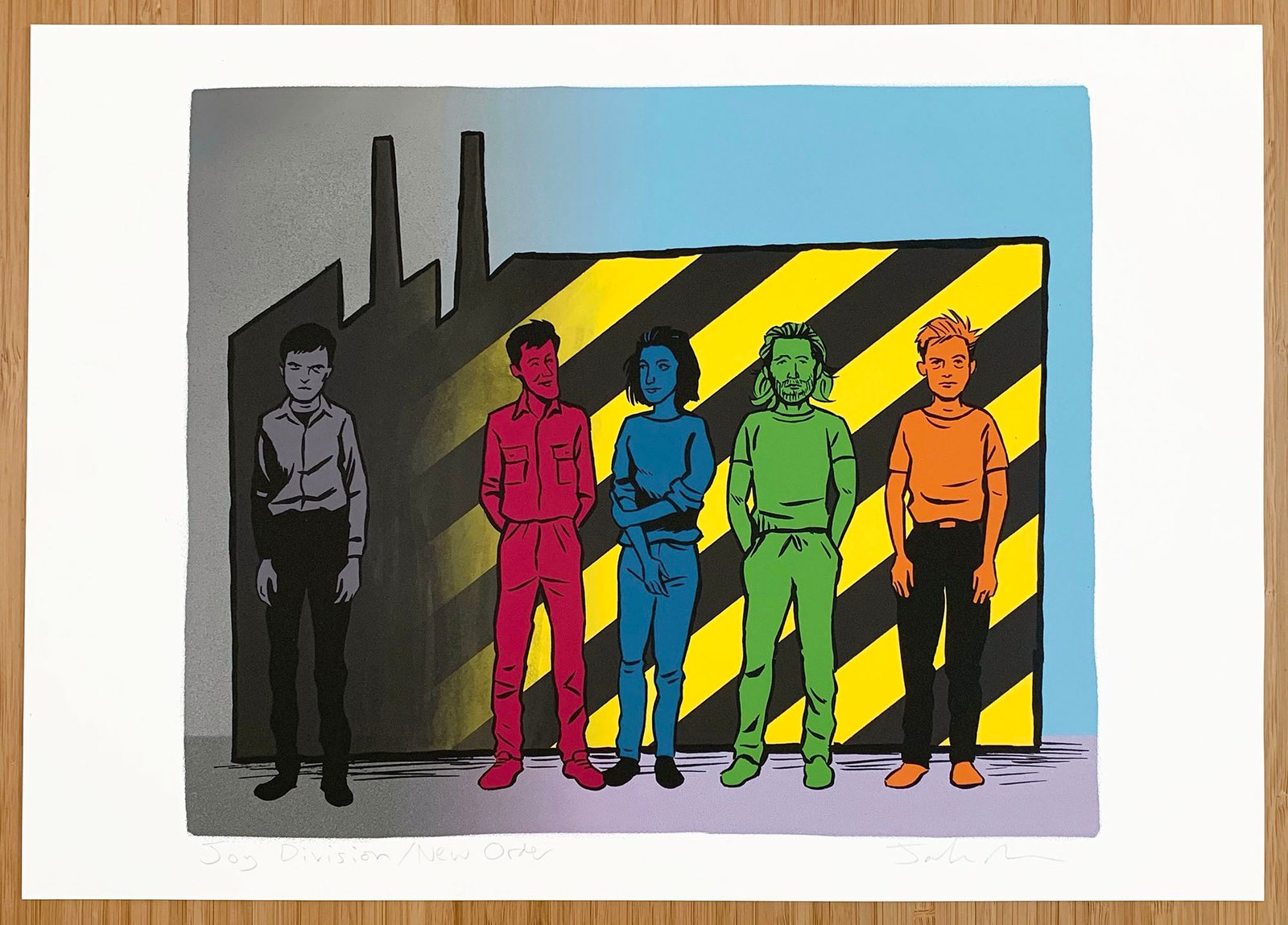 Joy Division/New Order print | John Riordan